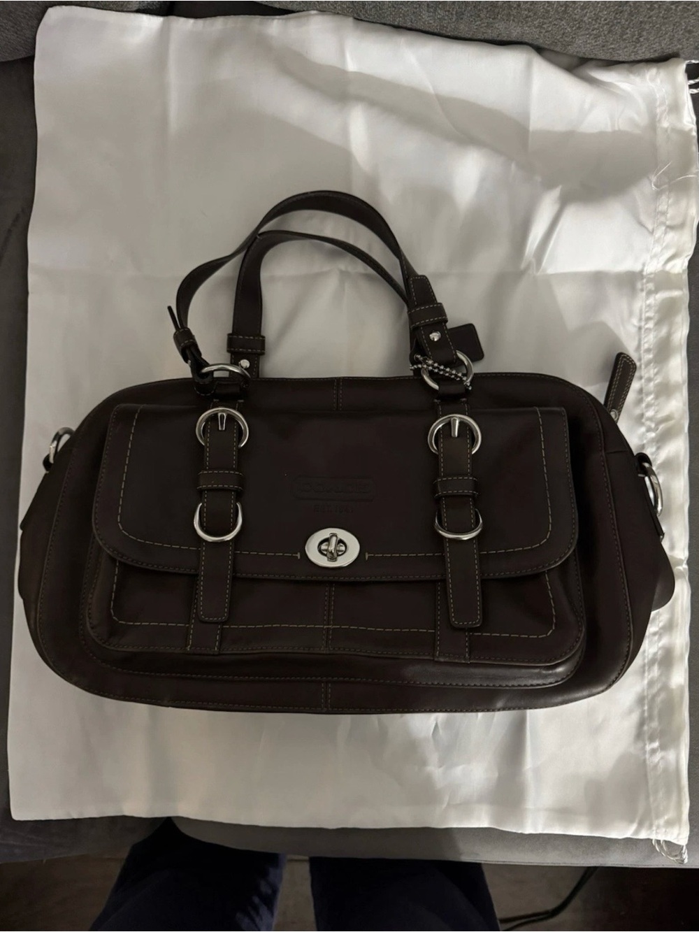 Coach Black Chelsea Satchel